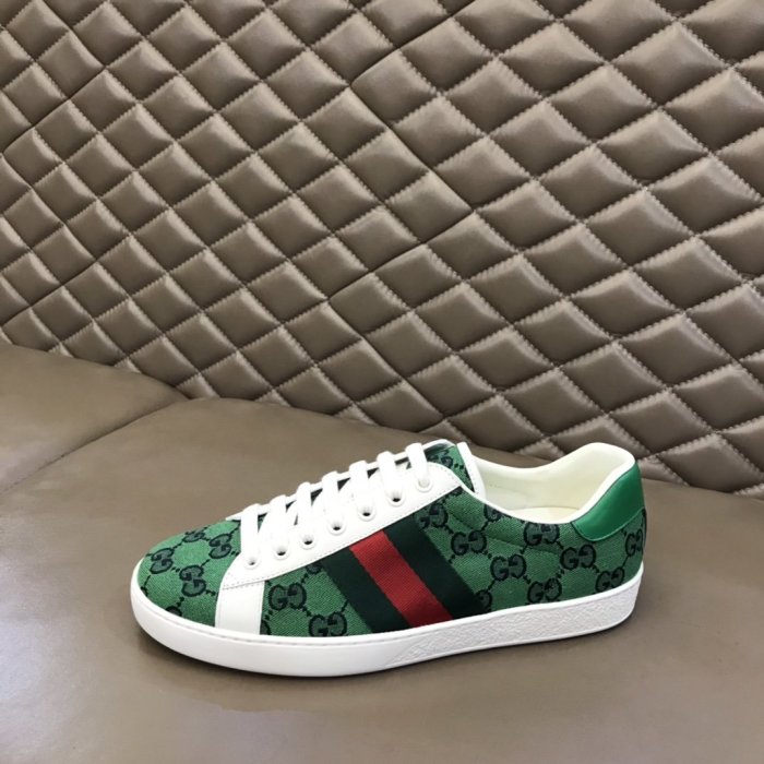 Gucci Womens Shoes Fashion Sneakers Lace-Up Luxury Brand Women's Ace Embroidered Sneaker with Original Box