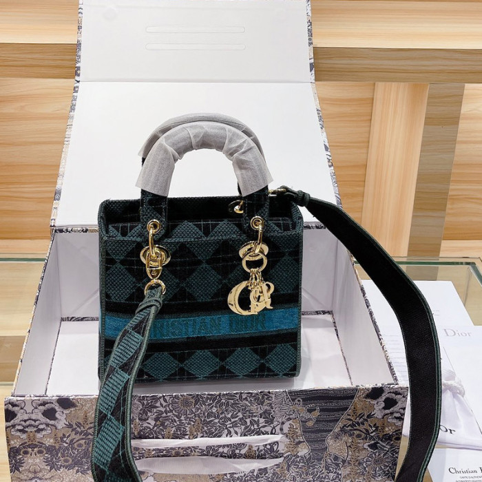 Dior Womens Bags Handbags Luxury Fashion MEDIUM LADY D-LITE BAG with Original Box