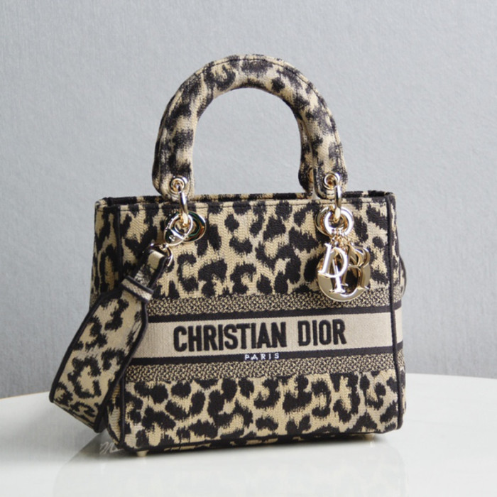 Dior Womens Bags Handbags Luxury Fashion MEDIUM LADY D-LITE BAG Beige Multicolor Mizza Embroidery M0565ORHM_M918