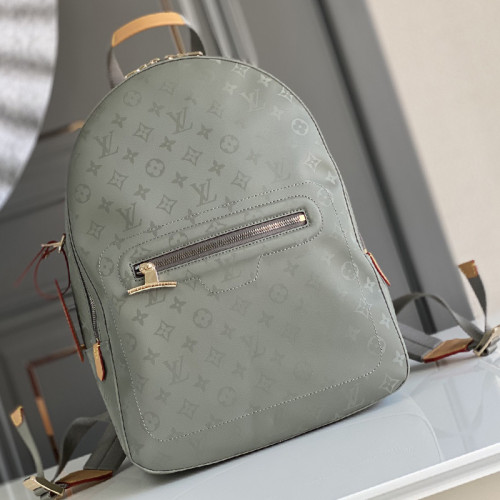 Louis Vuitton Mens Bags Backpacks Luxury Brand Fashion Type MONOGRAM TITANIUM M43882