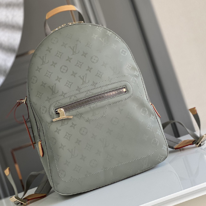 Louis Vuitton Mens Bags Backpacks Luxury Brand Fashion Type MONOGRAM TITANIUM M43882