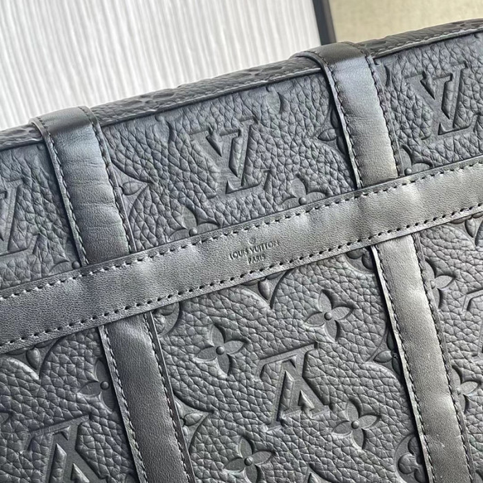 Louis Vuitton Womens and Mens Unisex Bags Luxury Brand TRUNK MESSENGER Taurillon Monogram leather M57726 with Original Box
