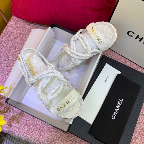 Chanel Womens Shoes Sandals Summer Luxury Brand Slippers Slides Sandals for Women with Original Box