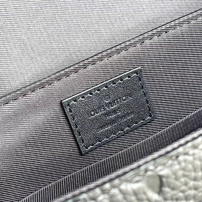 Louis Vuitton Womens and Mens Unisex Bags Luxury Brand TRUNK MESSENGER Taurillon Monogram leather M57726 with Original Box
