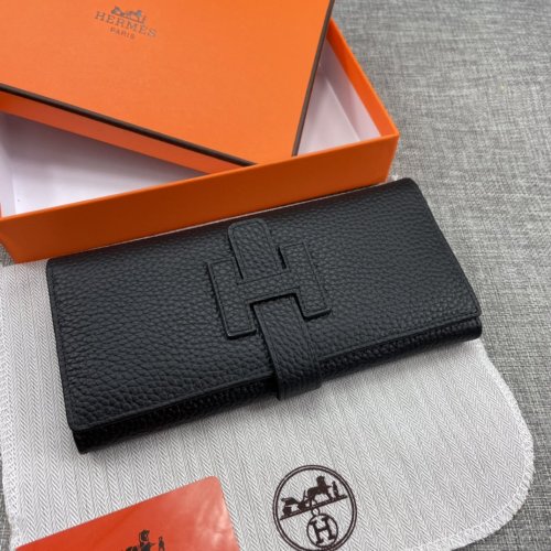 Hermes Womens Mens Wallets Purse Bag Clutch Leather Design Coin Bag with Original Box