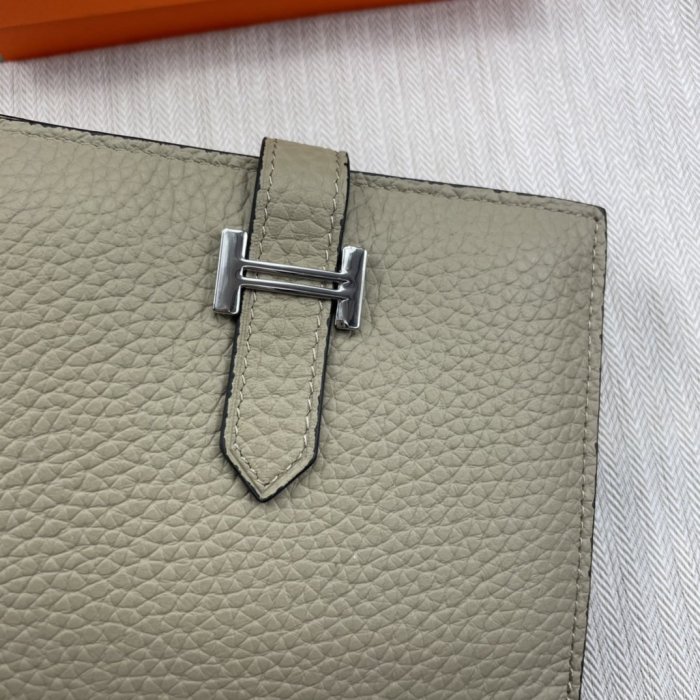 Hermes Womens Mens Wallets Purse Card Holder Leather Design Coin Bag with Original Box