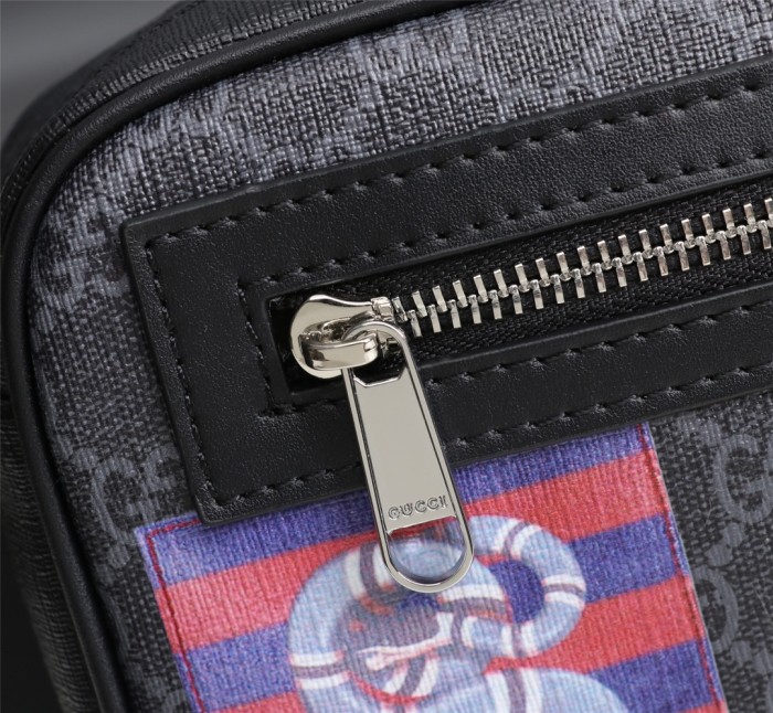Gucci Mens Bags Crossbody Belts Bags Luxury Brand GG Supreme Canvas Bags for Men with Original Box