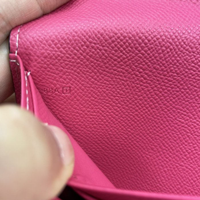 Hermes Womens Mens Wallets Purse Kelly Bag Clutch Leather Design Coin Bag with Original Box