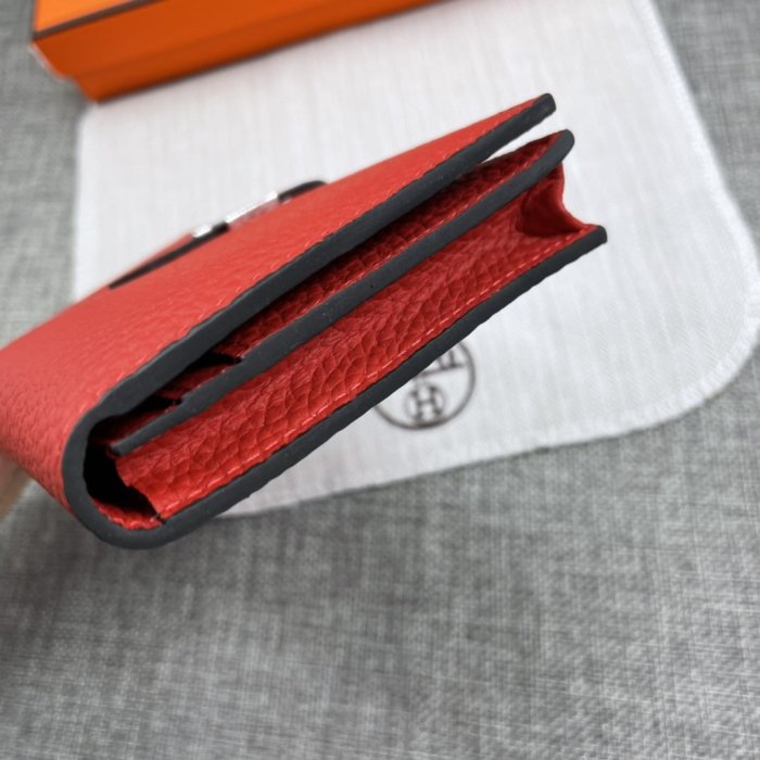 Hermes Womens Mens Wallets Purse Long Clutch Leather Design Coin Bag with Original Box
