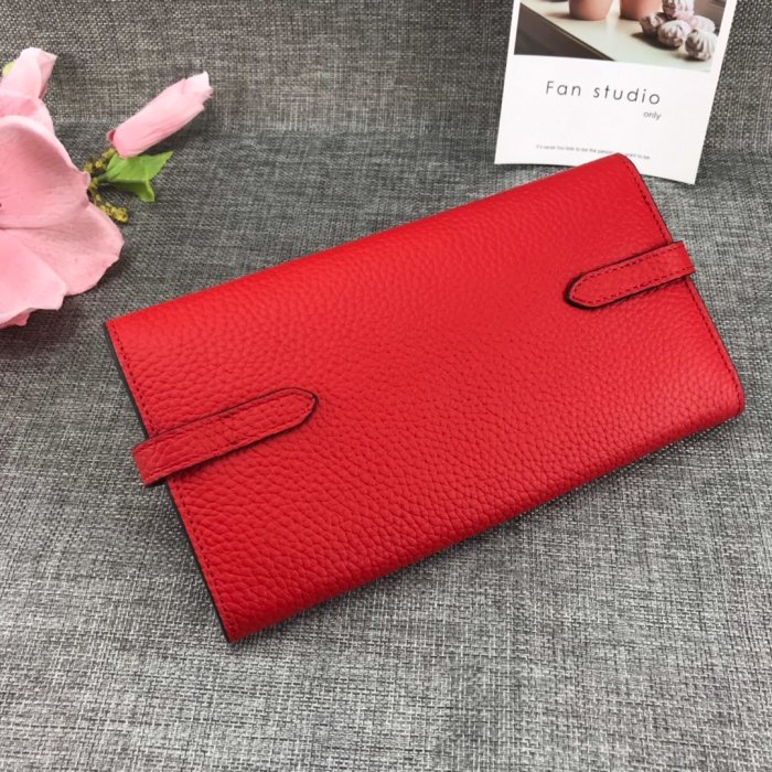 Hermes Womens Mens Wallets Purse Kelly Bag Clutch Leather Design Coin Bag with Original Box