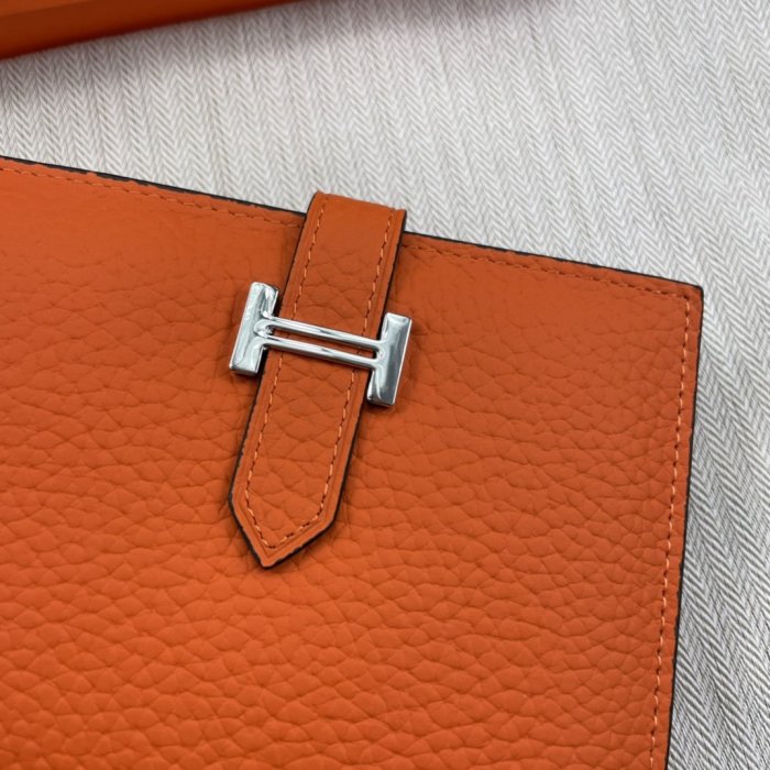 Hermes Womens Mens Wallets Purse Card Holder Leather Design Coin Bag with Original Box