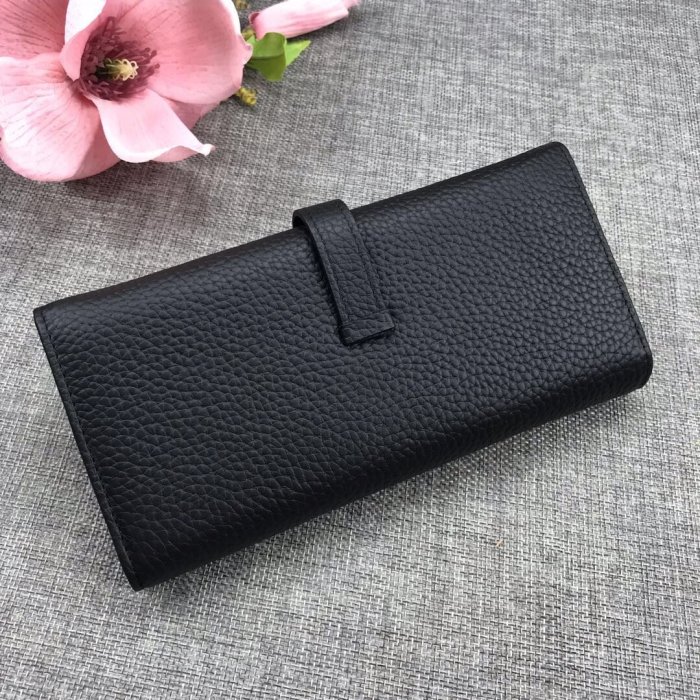 Hermes Womens Mens Wallets Purse Bag Clutch Leather Design Coin Bag with Original Box