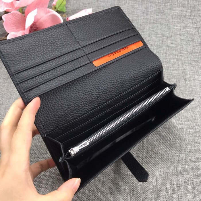 Hermes Womens Mens Wallets Purse Bag Clutch Leather Design Coin Bag with Original Box