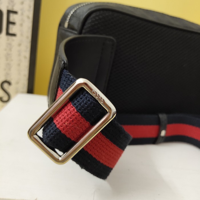 Gucci Mens Bags Crossbody Belts Bags Luxury Brand GG Supreme Canvas Bags for Men with Original Box