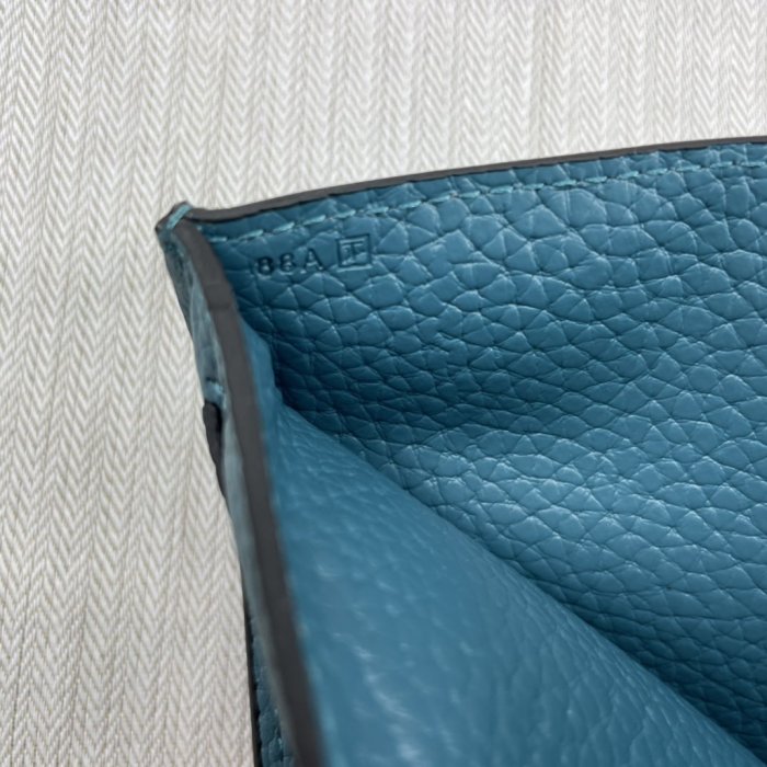 Hermes Womens Mens Wallets Purse Card Holder Leather Design Coin Bag with Original Box
