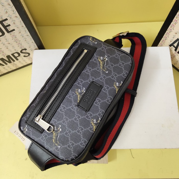 Gucci Mens Bags Crossbody Belts Bags Luxury Brand GG Supreme Canvas Bags for Men with Original Box