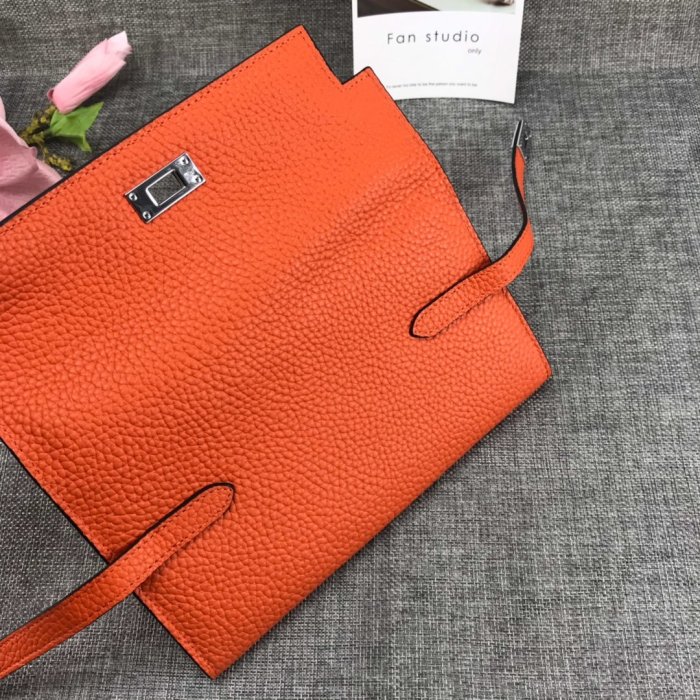 Hermes Womens Mens Wallets Purse Kelly Bag Clutch Leather Design Coin Bag with Original Box