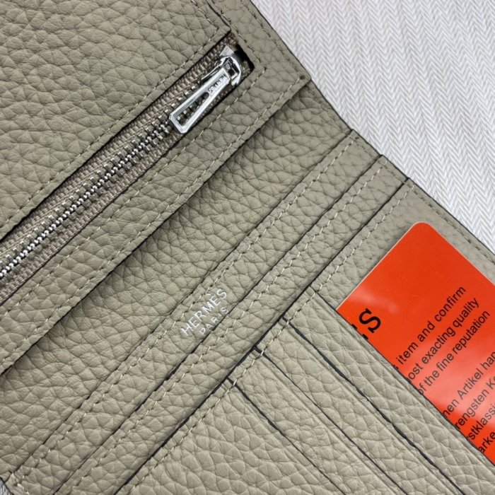 Hermes Womens Mens Wallets Purse Card Holder Leather Design Coin Bag with Original Box