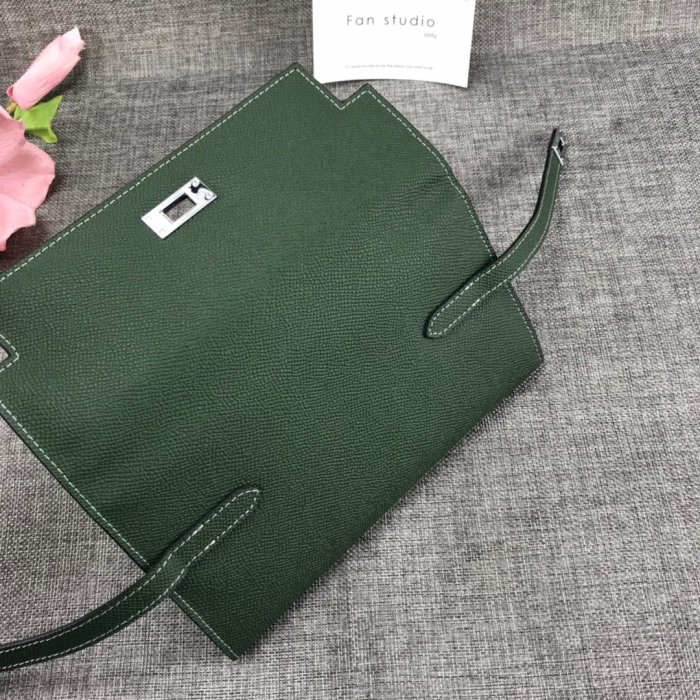 Hermes Womens Mens Wallets Purse Kelly Bag Clutch Leather Design Coin Bag with Original Box