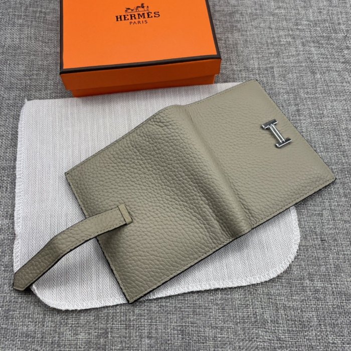 Hermes Womens Mens Wallets Purse Card Holder Leather Design Coin Bag with Original Box