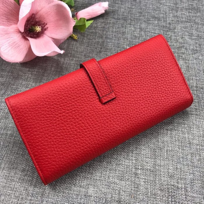 Hermes Womens Mens Wallets Purse Bag Clutch Leather Design Coin Bag with Original Box