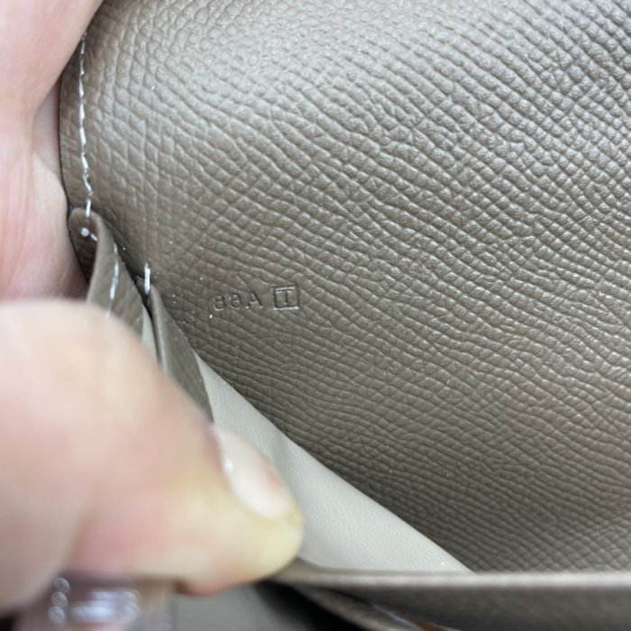 Hermes Womens Mens Wallets Purse Kelly Bag Clutch Leather Design Coin Bag with Original Box