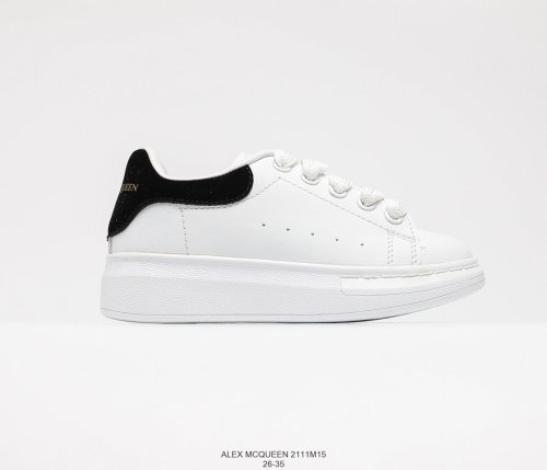 Alexander McQueen Kids Shoes Sneakers Luxury Brand Breathable Children Casual Walking Sneakers with Original Box 2111M15