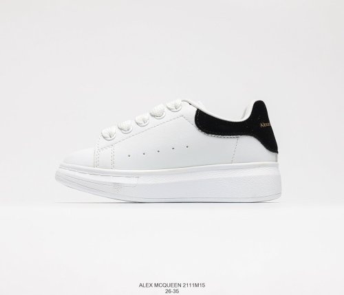 Alexander McQueen Kids Shoes Sneakers Luxury Brand Breathable Children Casual Walking Sneakers with Original Box 2111M15