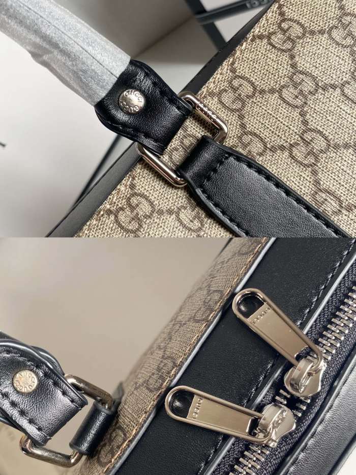 Gucci Mens Bags Handbags Briefcase Luxury Brand GG Supreme Handbags for Men