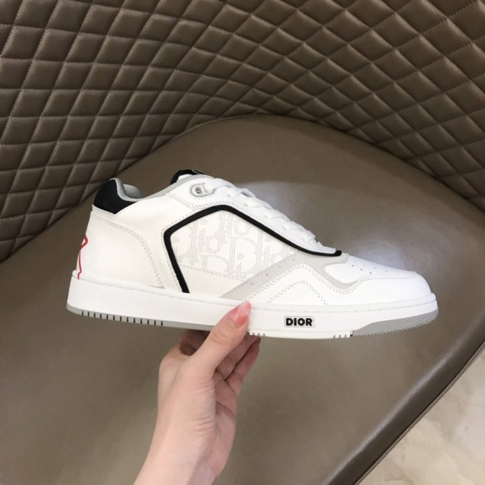 Dior Men Shoes Sneakers Luxury B27 Sneaker Fashion Sneakers Lace-Up with Original Box