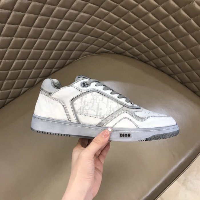 Dior Men Shoes Sneakers Luxury B27 Sneaker Fashion Sneakers Lace-Up with Original Box
