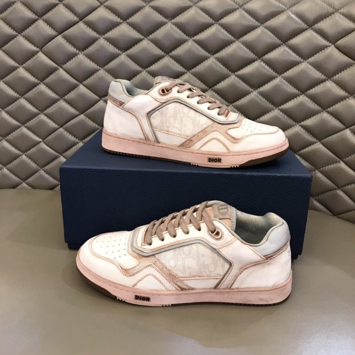 Dior Men Shoes Sneakers Luxury B27 Sneaker Fashion Sneakers Lace-Up with Original Box