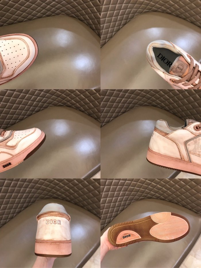 Dior Men Shoes Sneakers Luxury B27 Sneaker Fashion Sneakers Lace-Up with Original Box