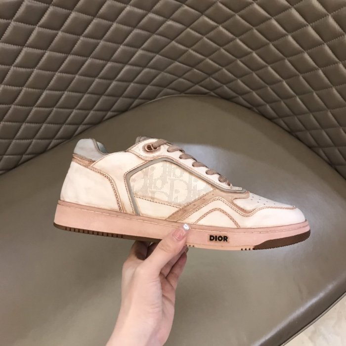Dior Men Shoes Sneakers Luxury B27 Sneaker Fashion Sneakers Lace-Up with Original Box