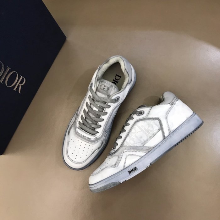 Dior Men Shoes Sneakers Luxury B27 Sneaker Fashion Sneakers Lace-Up with Original Box