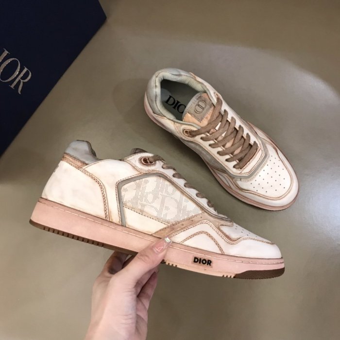 Dior Men Shoes Sneakers Luxury B27 Sneaker Fashion Sneakers Lace-Up with Original Box