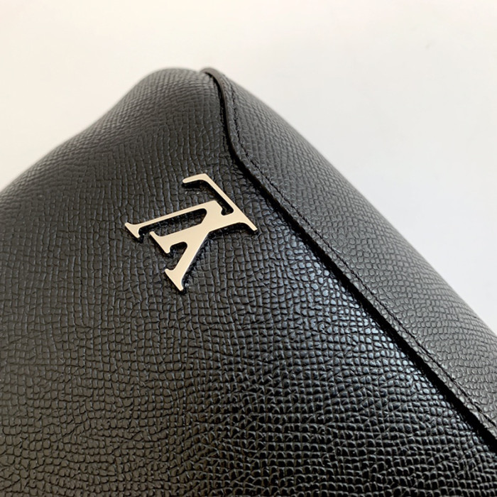 Louis Vuitton Mens Bags Luxury Brand Fashion Type Avenue Sling Bag M30443 Black Taiga cowhide leather with Original Box