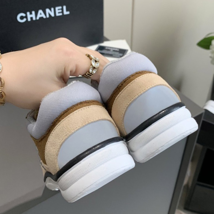 Chanel Mens Shoes Sneakers Luxury Brand Sports Shoes Breathable Design with Original Box