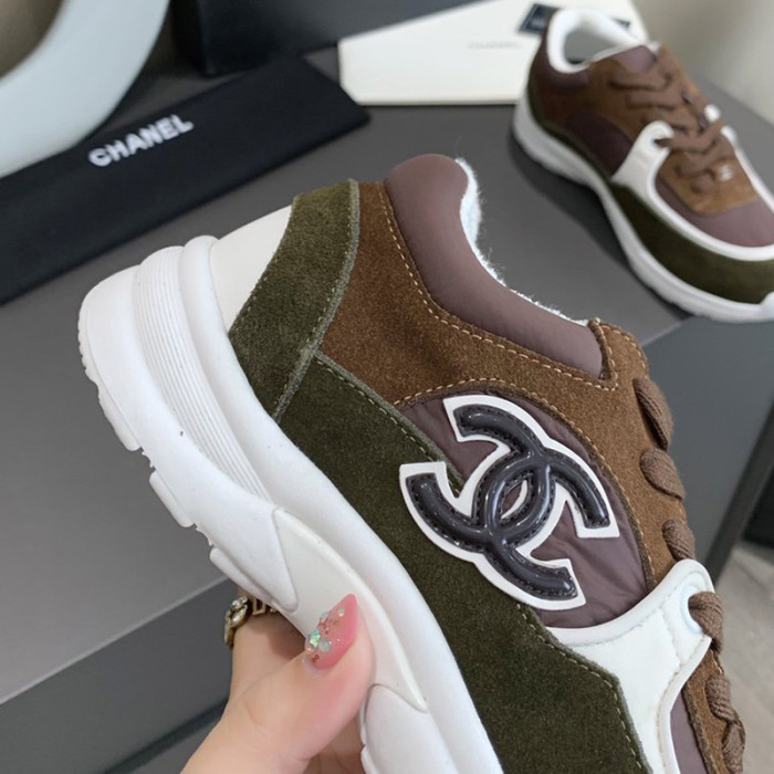 Chanel Mens Shoes Sneakers Luxury Brand Sports Shoes Breathable Design with Original Box