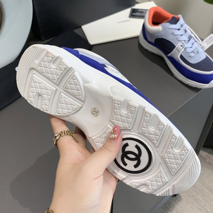 Chanel Mens Shoes Sneakers Luxury Brand Sports Shoes Breathable Design with Original Box