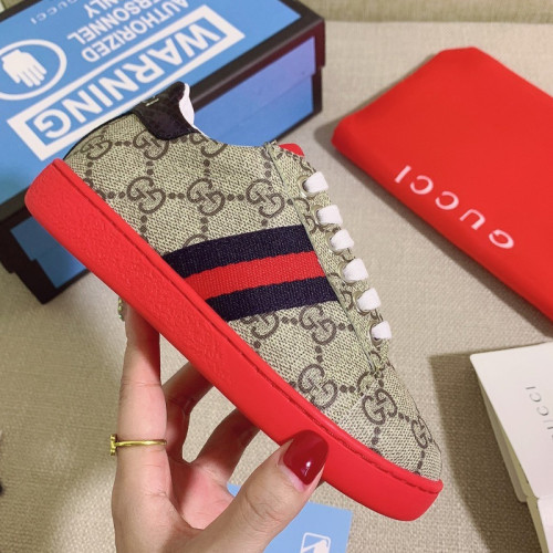 Gucci Kids Shoes Sneakers Breathable Children Casual Walking Sneakers with Original Box