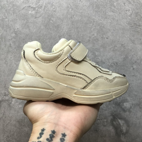 Gucci Kids Shoes Sneakers Breathable Children Casual Walking Sneakers with Original Box Rhyton Sneaker