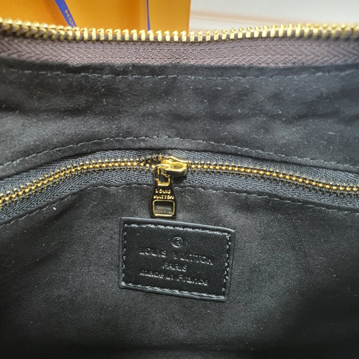 Louis Vuitton Womens Bags Messenger Bags Luxury Brand Fashion Type BOULOGNE M45831 Black Monogram coated canvas with Original Box