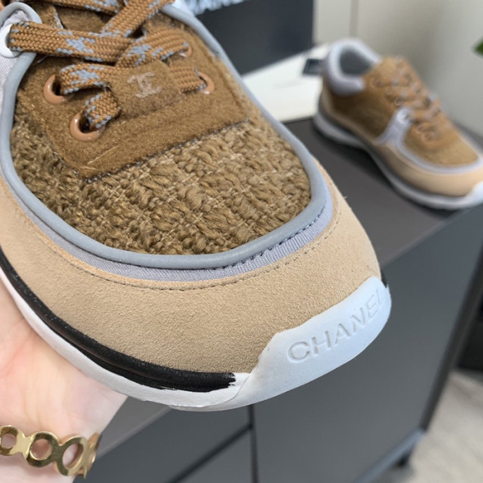 Chanel Mens Shoes Sneakers Luxury Brand Sports Shoes Breathable Design with Original Box