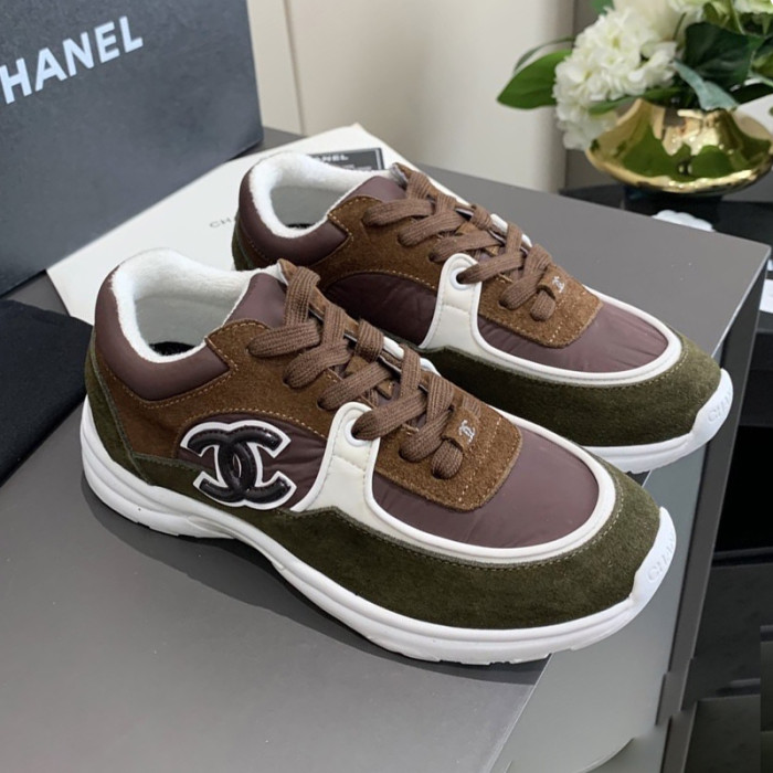 Chanel Mens Shoes Sneakers Luxury Brand Sports Shoes Breathable Design with Original Box