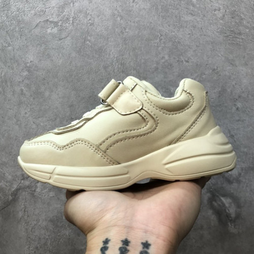 Gucci Kids Shoes Sneakers Breathable Children Casual Walking Sneakers with Original Box Rhyton Sneaker