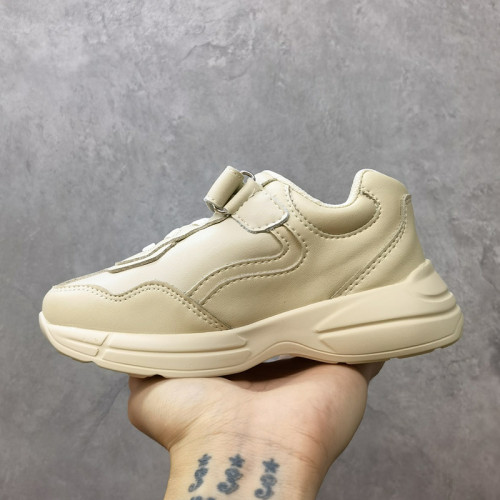 Gucci Kids Shoes Sneakers Breathable Children Casual Walking Sneakers with Original Box Rhyton Sneaker
