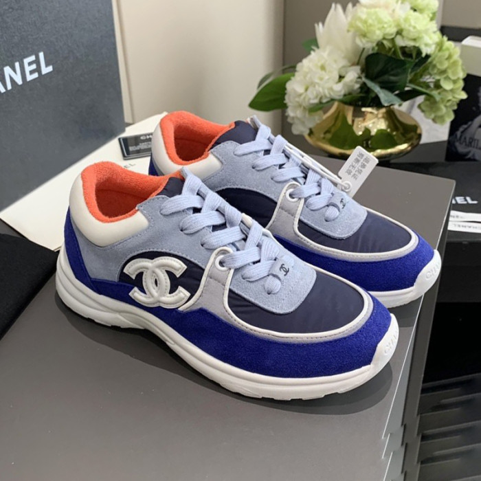 Chanel Mens Shoes Sneakers Luxury Brand Sports Shoes Breathable Design with Original Box
