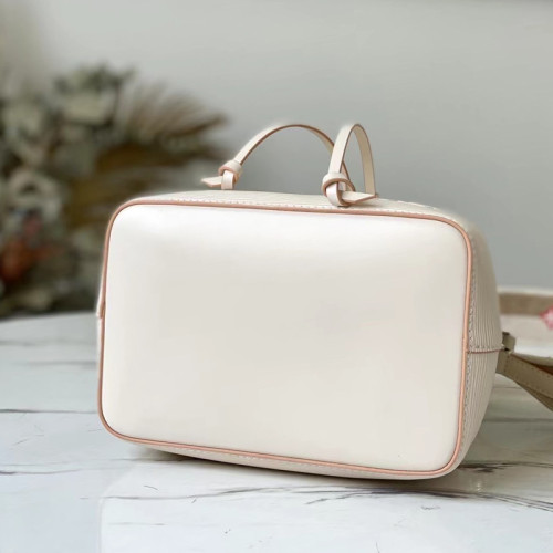 Louis Vuitton Womens Bag Handbags Luxury Brand NÉONOÉ BB Quartz White Epi grained cowhide leather M57693 with Original Box