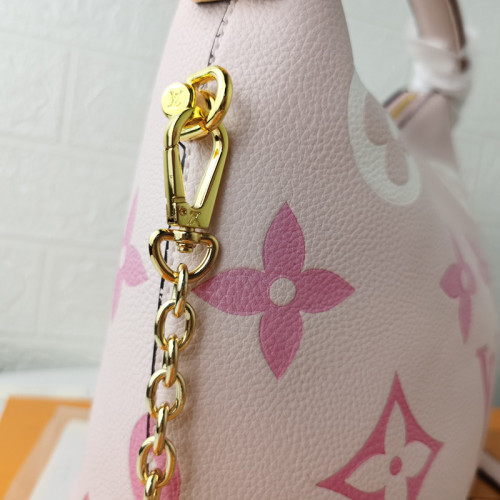 Louis Vuitton Womens Bags Handbags Luxury Brand Fashion Type MARSHMALLOW M45697 Bouton de Rose Pink Embossed grained cowhide leather with Original Box